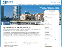 Tablet Screenshot of leasingjacksonville.com